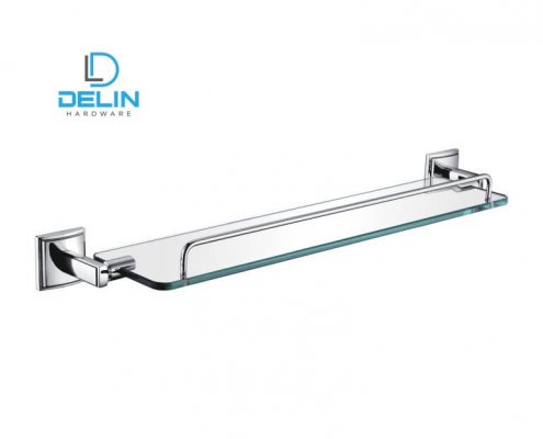 Delin Glass Shelf 3713 1 495x400 - Double  Robe Hook 3706